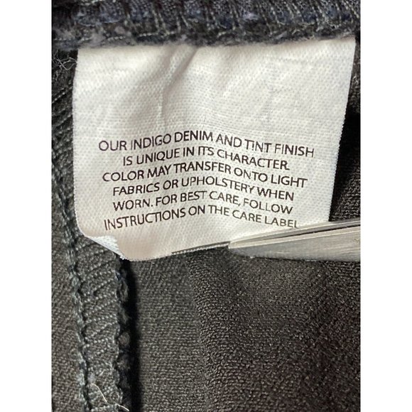 Gloria Vanderbilt Vintage 80's Mid Rise Black Wash Tapered Leg Jeans Size 16 - Picture 8 of 10